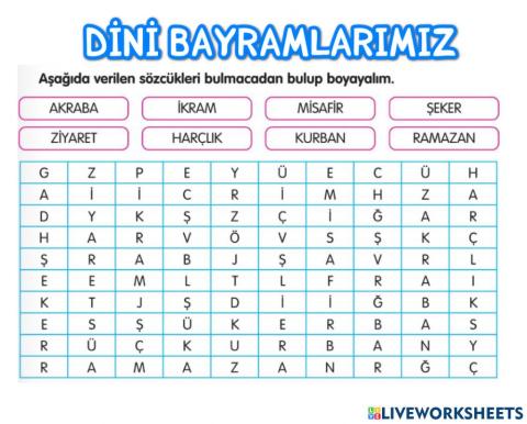 Dini Bayramlarımız