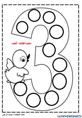 مضاعفات العدد3
