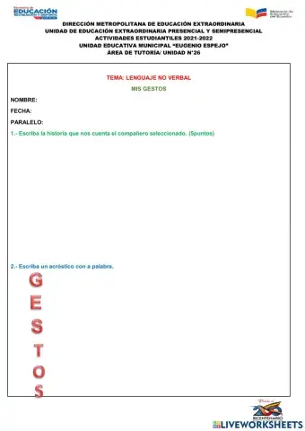 Lenguaje no verbal ebse