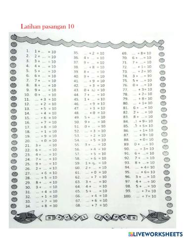 Latihan Pasangan 10