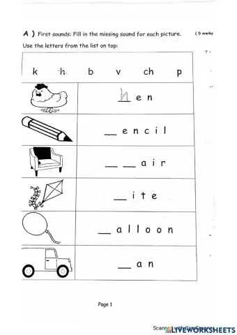SBA 1  Y2  Section A
