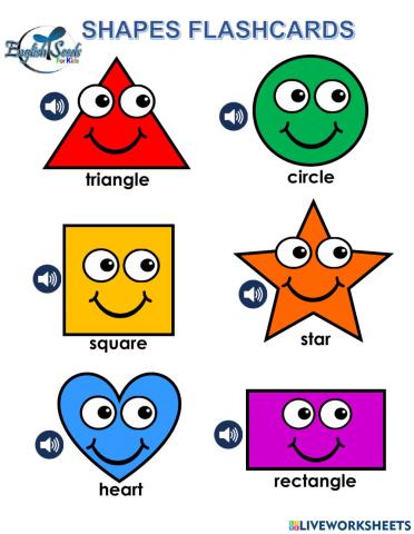 Shapes flashcards