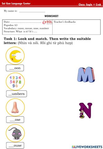 PPD (Moon, mouse, nose, numbers)