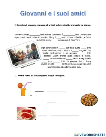 Articoli indeterminativi