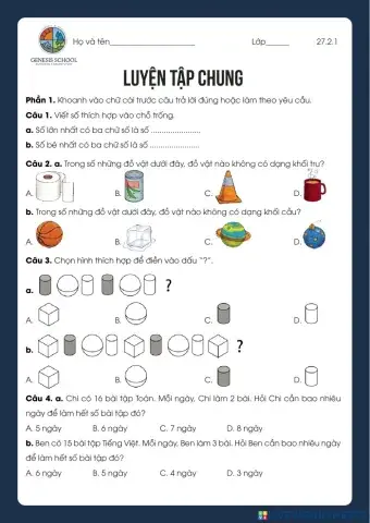 Toán tư duy tuần 27