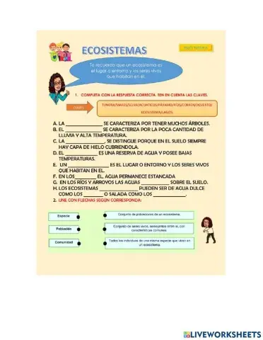 Tipos de Ecosistemas