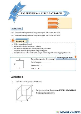Bangun Ruang Sisi Datar
