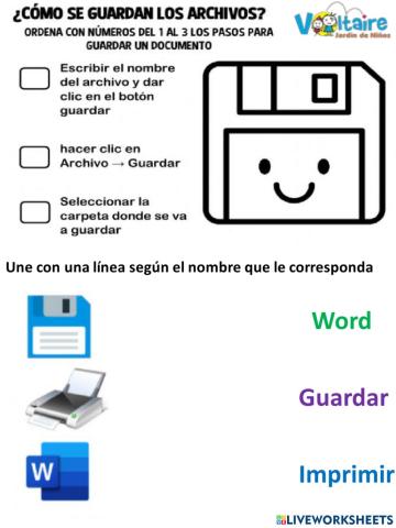 Guardar archivos