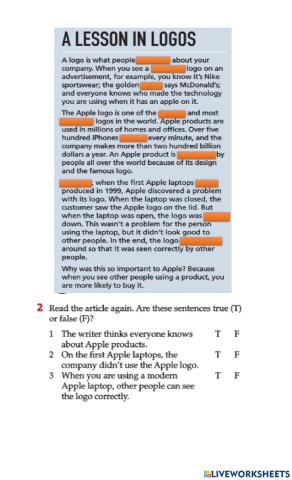 Passive voice reading