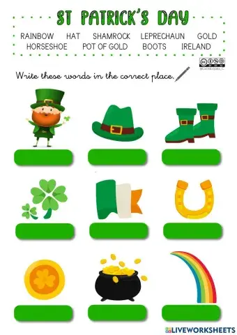 St. Patrick's day - reading