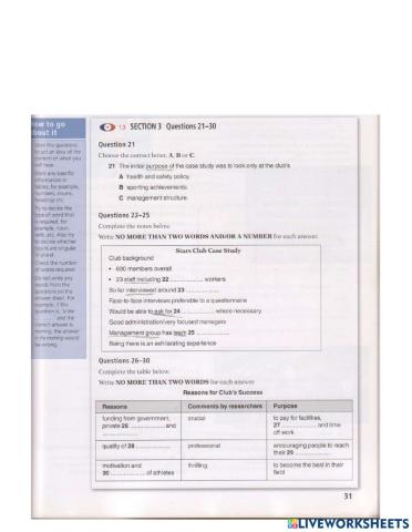 Pre extra listening 63