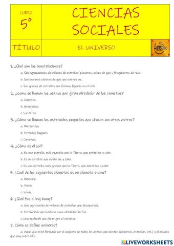 El universo