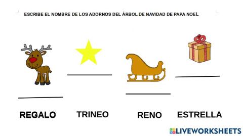 Vocabulario Navidad