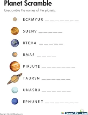 The solar system