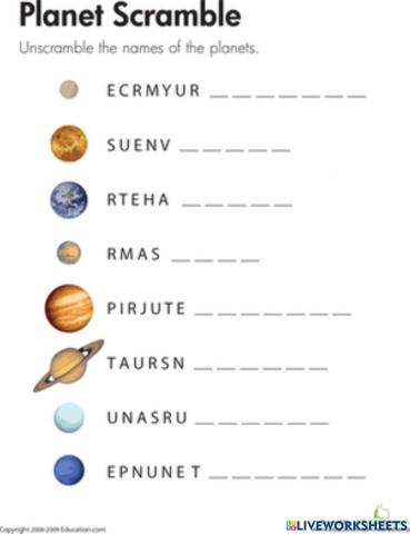 The solar system