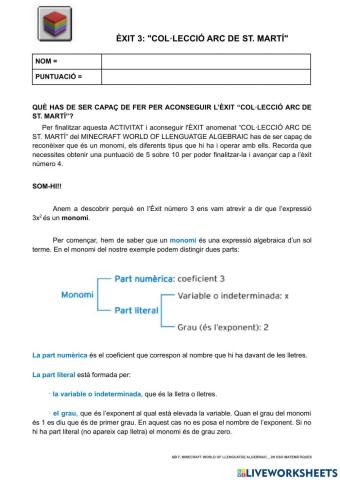 Èxit 3: -col·lecció arc de st. martí-