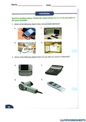 Psr revision 4: ELECTRICITY