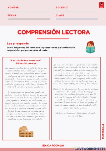 4º ud5 comprensión lectora lengua