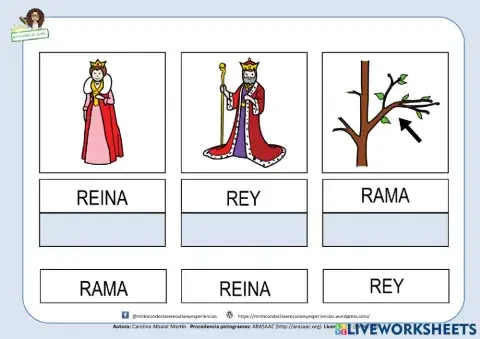 Reina, rey, rama