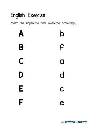 Match the ABC