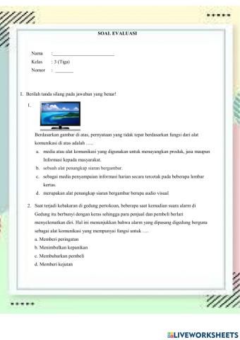 Alat komunikasi tema 7