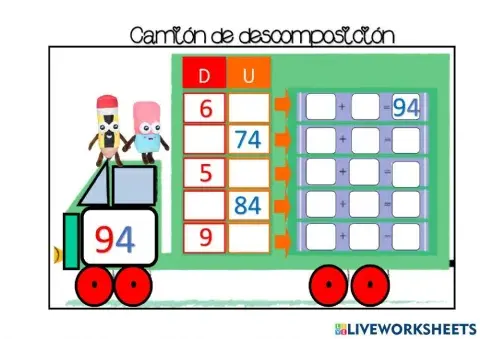 Camión de descomposición