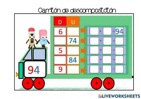 Camión de descomposición