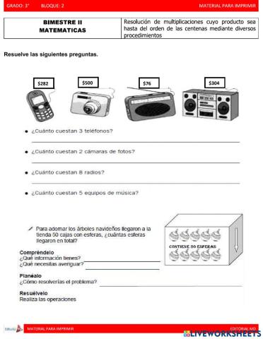 Multiplicaciones del mercado