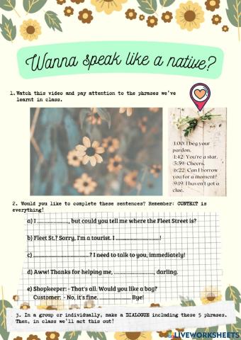 Sound like a native speaker