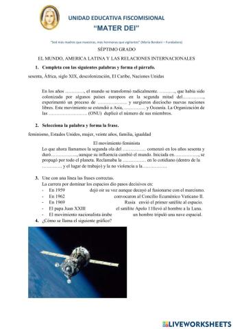 El mundo, america latina y las relaciones internacionales