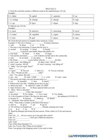 Luyện thi lớp 6 Chuyên Đề số 2