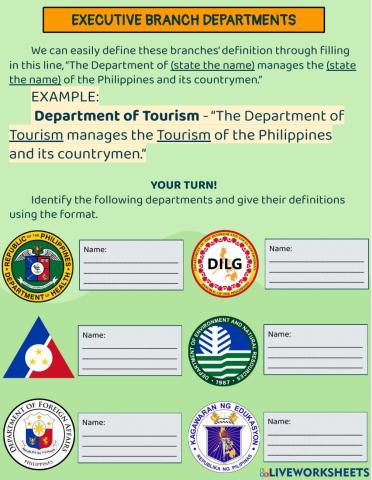 Executive Branch Departments (Philippines)