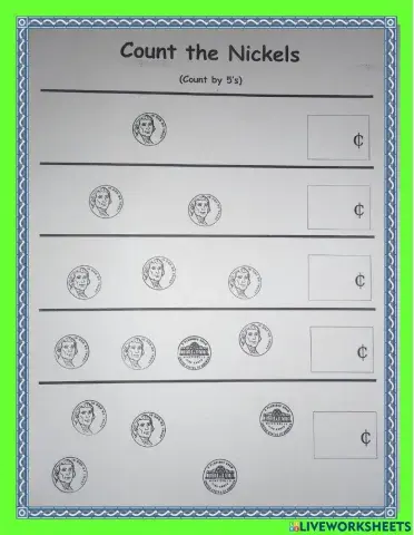Counting Nickels 3