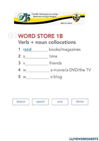 Word store 1b