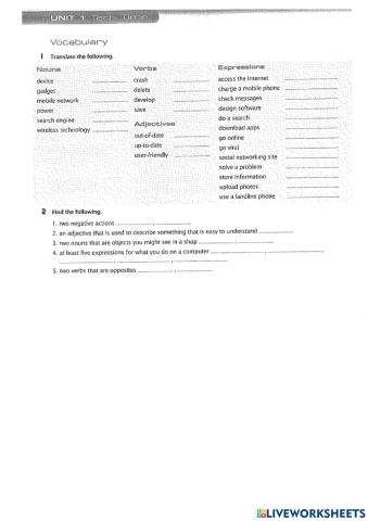 Computers and technologuy