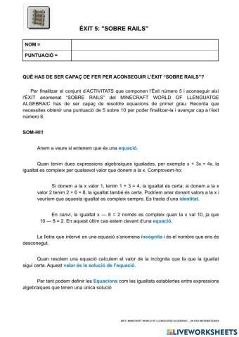 Èxit 5: -sobre rails-