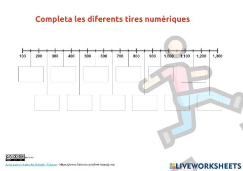 Completa les tires numèriques