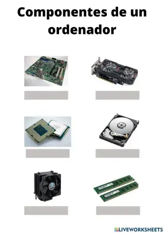 Componentes de un ordenador