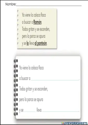 Rimas con mi nombre.