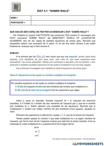 Èxit 5.1: -sobre rails-