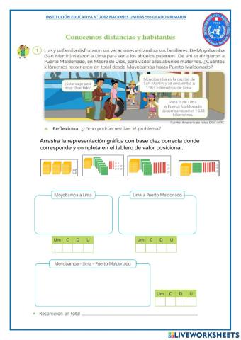 Representamos cantidades