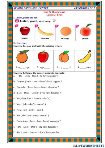 PBT Unit 3 Lesson 2 (Up2) Mrs.Thuy