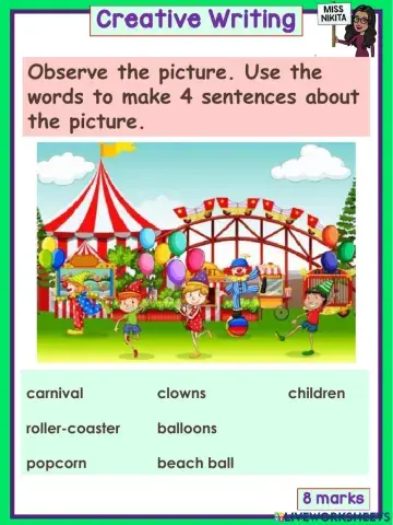 Creative writing test