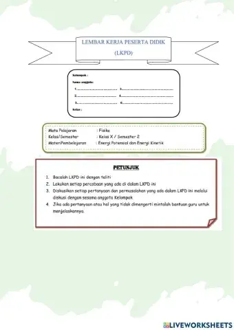 Lkpd usaha dan energi