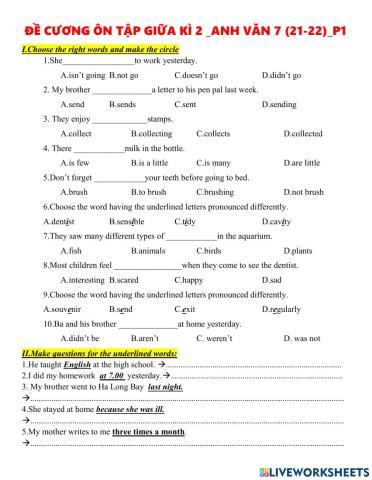 ĐỀ CƯƠNG-Giữa kì 7(21-22)-P1