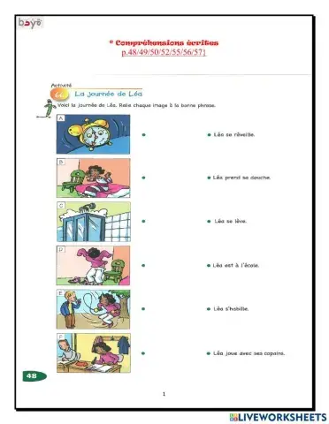 Comprehensions ecrites