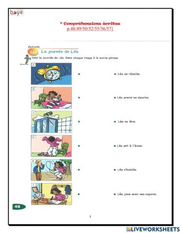 Comprehensions ecrites