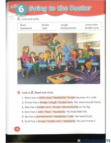 Grade 4 - Going to the Doctor