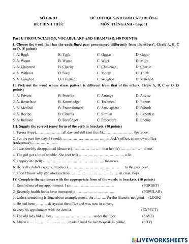 HSG 11 - practice test 7