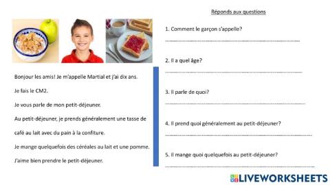 Comprehension al 1